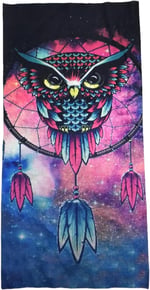 Baykuş Temalı Buff Boyunluk Bandana No:99