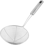 Baysa Metal Büyük Tel Kevgir Sık Dokuma 18 cm Çap, 21 cm Sap Uzunluğu