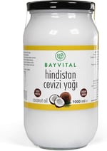 BAYVİTAL SOĞUK SIKIM HİNDİSTAN CEVİZİ YAĞI 1000 ML