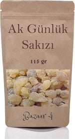 Bazaar 4 Akgünlük Sakızı Sığla Ağacı Reçine Günlük Bitkisi 115 Gr