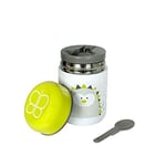 Bblüv B0122L – Foöd – Paslanmaz çelik termos, 300 ml, kase ve kaşık dahil, misket limonu, üniseks
