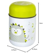 Bblüv B0122L – Foöd – Paslanmaz çelik termos, 300 ml, kase ve kaşık dahil, misket limonu, üniseks