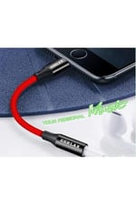 bbtech 3,5 Mm Aux Lightning Kulaklık Aux Audio Adaptör Fişi Aparat Hasır Iphone Ses Dönüştürücü Aparat;Yeşil