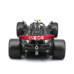 Bburago – Mercedes AMG Petronas W14 Lewis Hamilton #44 2023 - Gerçekçi ölçekli araba modeli 1:24 ve Lewis Hamilton karakteri, resmi Mercedes lisansı, önerilen yaş 14+ yaş
