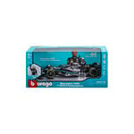 Bburago – Mercedes AMG Petronas W14 Lewis Hamilton #44 2023 - Gerçekçi ölçekli araba modeli 1:24 ve Lewis Hamilton karakteri, resmi Mercedes lisansı, önerilen yaş 14+ yaş