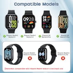 BDIG Bileklik XiaomiRedmi Watch 4 ile uyumlu, birinci sınıf paslanmaz çelik metal ayarlanabilir yedek kayış, kadın/erkek için