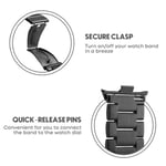 BDIG Bileklik XiaomiRedmi Watch 4 ile uyumlu, birinci sınıf paslanmaz çelik metal ayarlanabilir yedek kayış, kadın/erkek için