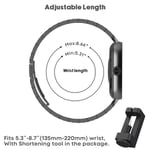 BDIG Bileklik XiaomiRedmi Watch 4 ile uyumlu, birinci sınıf paslanmaz çelik metal ayarlanabilir yedek kayış, kadın/erkek için