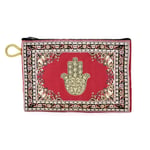 BDM - Monedero turco de tela con cremallera de la mano de Fátima. Elige tu color. - Rojo