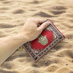 BDM - Monedero turco de tela con cremallera de la mano de Fátima. Elige tu color. - Rojo