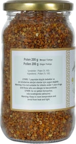 Bdrm Bodrum Bal by Özüdoğru Polen 200 G,% 100 Saf, Anadolu Poleni, Doğal Protein Mineral Vitamin Antioksidan Kaynağı, Cam Kavanoz