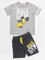 Beach Gym Erkek Çocuk T-shirt Şort Takım