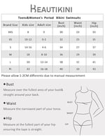 Beautikini Dönem Mayo Bikini Setleri Adet Sızdırmaz Sportif Iki Parçalı Kadın Gençler için Dönem Mayo