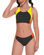 Beautikini Dönem Mayo Bikini Setleri Adet Sızdırmaz Sportif Iki Parçalı Kadın Gençler için Dönem Mayo