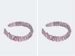 Beauty Pillow Yüzde Yüz İpek Büzgülü Taç Lila - Seçenekler: Standard (2 paketi), Standard