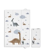 Bebek Altaçma Minderi Seyahat Dinosaurus Yeşil 40 x 60 cm