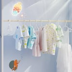 Bebek askıları dolap için - bebek giysileri askıları 60 paket plastik çocuk askıları giyim bebek yürümeye başlayan çocuk askıları beyaz