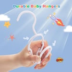 Bebek askıları dolap için - bebek giysileri askıları 60 paket plastik çocuk askıları giyim bebek yürümeye başlayan çocuk askıları beyaz