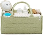 Bebek Bezi Caddy Organizatörü, Kız ve Erkek İstasyonu Değiştirmek için Yumuşak Kreş Saklama Sepeti - Bebek Kayıt Defteri Olması Gerekenler, Yenidoğan Temelleri - Bebek Duşları için Hediye, Araba Caddy
