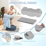 Bebek için Banyo Diz Çökme Seti: 1,18 inç Kalın Kaymaz Diz Çökme Pedi Hızlı Kuru Köpük Yastık - Banyo Zamanı için Diz Desteği - Yeni Anneler İçin Hediyeler