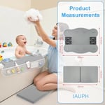 Bebek için Banyo Diz Çökme Seti: 1,18 inç Kalın Kaymaz Diz Çökme Pedi Hızlı Kuru Köpük Yastık - Banyo Zamanı için Diz Desteği - Yeni Anneler İçin Hediyeler