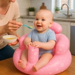 Bebek için Şişme Oturmak Koltuk - Pembe