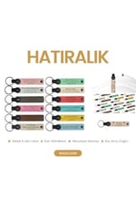 Bebek Mevlidi Hatırası Anahtarlık 32'li Set, Standart, MH-KAN8516X32, Kahverengi & Yeşil, üniseks-bebek