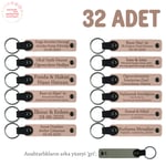Bebek Mevlidi Hatırası İsim Yazılı Anahtarlık, Standart, MH-KAN8520X32, Yavruağzı & Gri, üniseks-bebek