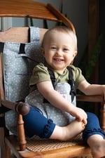 Bebek Seyahat Temel Koşum Koltuğu - Bebek Seyahat Donanımı - Bebek Sandalyesi Koşum Taşınabilir - İlave rahatlık için Yumuşak Dolgulu Bebek Koltuğu Koşum Takımı - Masa Erişimi için
