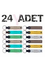 Bebek Ve Anne İsmine Özel Hatıra Deri Anahtarlık, Standart, MH-KAN8617X24, üniseks-yetişkin