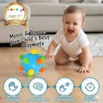 Bebekler için Bumble Ball, Yeni yürümeye başlayan çocuklar için sürünen duyusal oyuncaklar, bebek müziği sallamak okul öncesi oyuncaklar, dans eden interaktif sesler bebek oyuncağı,