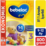 Bebelac 3 Devam Sütü 800 g 9-12 Ay