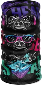 Bebo Store Extreme Spor Motor Ve Bisiklet Kullananlara Özel Desenli Buff Boyunluk Bandana Balaklava - 3 Maymun