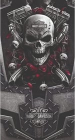 Bebo Store Extreme Spor Motor Ve Bisiklet Kullananlara Özel Desenli Buff Boyunluk Bandana Balaklava harley-16.02-1