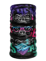 Bebo Store Extreme Spor Motor Ve Bisiklet Kullananlara Özel Desenli Buff Boyunluk Bandana Balaklava - 3 Maymun