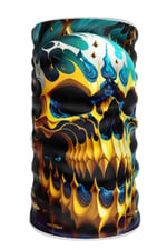 Bebo Store Extreme Spor Motor Ve Bisiklet Kullananlara Özel Desenli Buff Boyunluk Bandana Balaklava - kuru_kafa-6