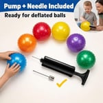 Bedwina Mini Knobby Balls - (12'li paket) 12 inç (5 inç) sensörlü toplar ve sivri masaj stres topları, pompalı, eğlenceli, zıplama topu, parti favorileri, çocuklar için çorap doldurucuları, Toddlers