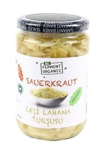 Beferment Organik Sauerkraut Sade Ekşi Lahana Turşusu 660 gr