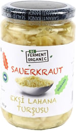Beferment Organik Sauerkraut Sade Ekşi Lahana Turşusu 660 gr