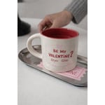Beige & Stone Be My Valentine Kulplu Seramik Kupa 235 Ml - Sevgililer Günü Hediyesi