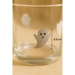 Beige & Stone Halloween Cadılar Bayramı Hayalet Temalı 380 Ml Cam Bardak