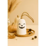 Beige & Stone Halloween Cadılar Bayramı Hayalet Temalı Booo & Hahaha Asılabilir Dekor ( 2'li )