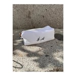 Beige & Stone Pamuklu Waffle Kişiye Özel Tüm Saç Şekillendiriciler Seyahat Çantası
