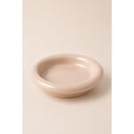 Beige & Stone Parlak Bej Donut Seramik Yemek Tabağı – 21,5 Cm