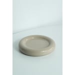 Beige & Stone Seramik Küçük Boy Parlak Bej Donut Tatlı Tabağı