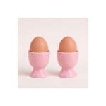 Beige & Stone Seramik Pembe Yumurta Kadehi – 2’li Set