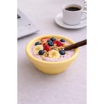 Beige & Stone Seramik Sarı Donut Dondurma Bowl Kase