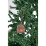 Beige & Stone X Den.ınteriors Yılbaşı Yuvarlak Ahşap Top Noel Ağaç Süsü