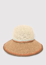 Bej Hasır Bucket Şapka 1910085-70202