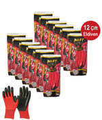 Beley Zebra Eldiven 12’li -Kırmızı